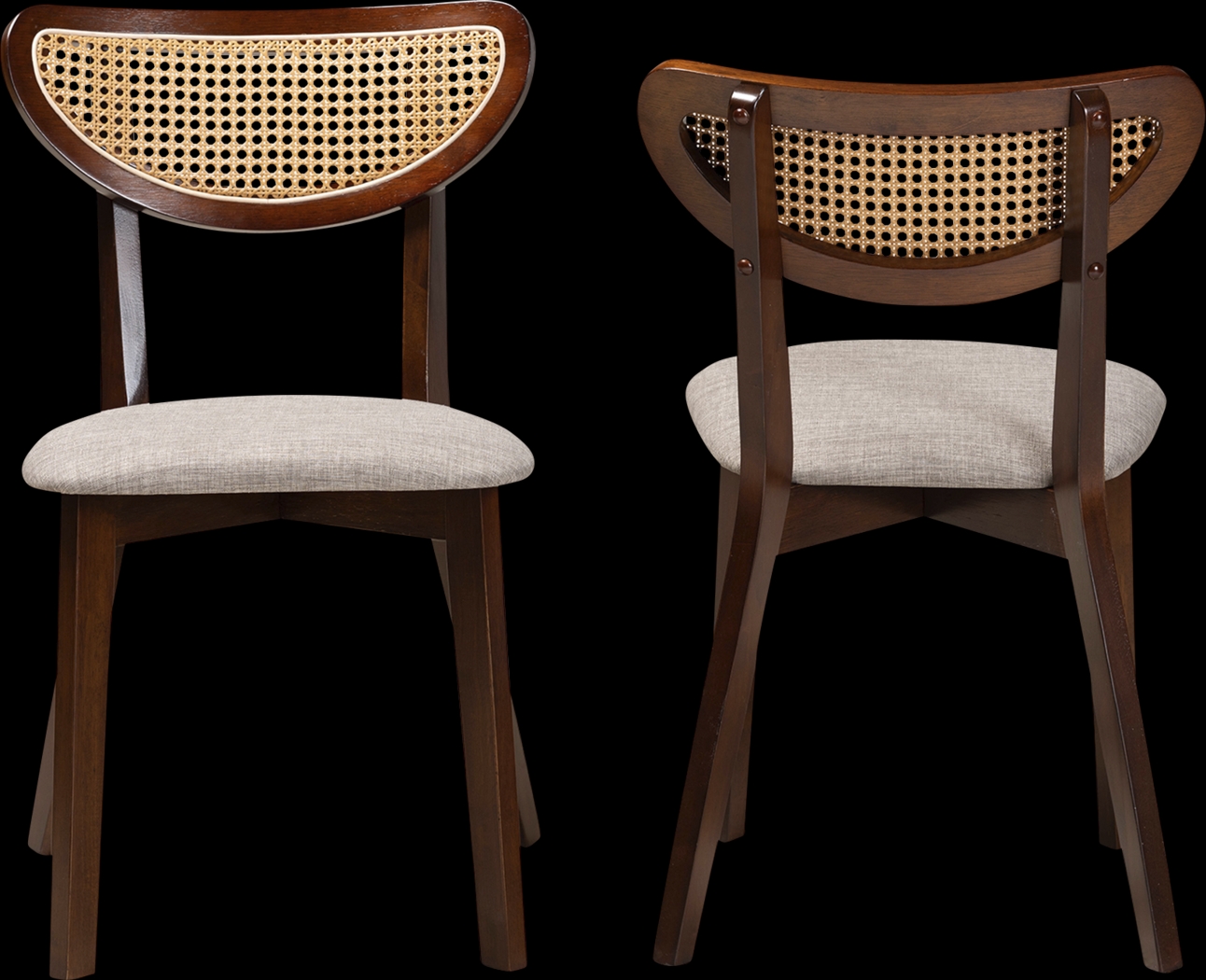 Hartzler Walnut Brown Side Chair, Set of 2 - Thumbnail - Image 4