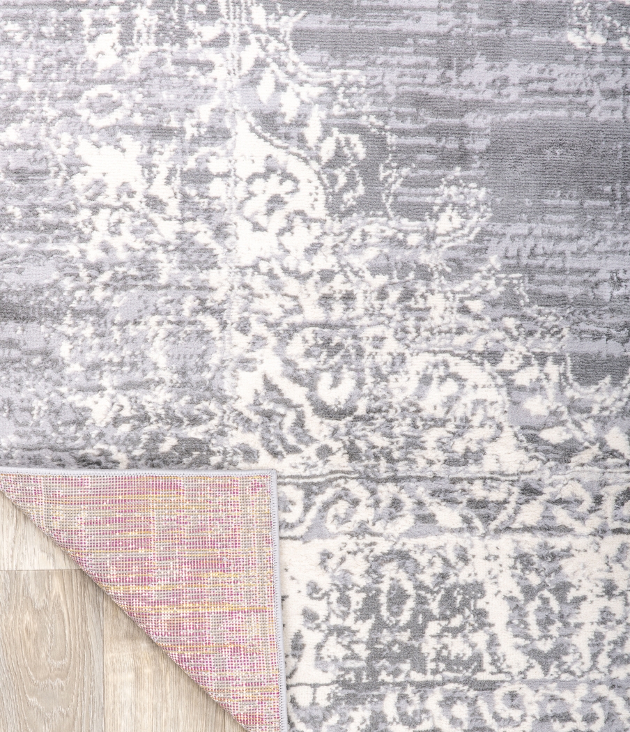 Harveer Gray 2' x 3' Rug - Thumbnail - Image 2