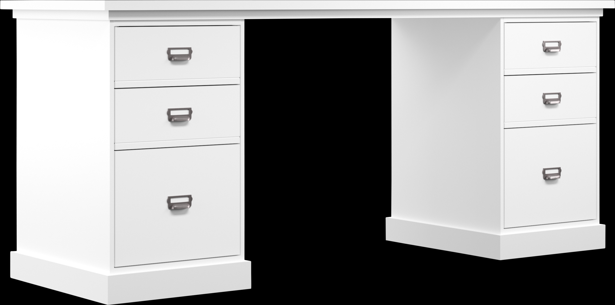 Harview White Desk - Thumbnail - Image 1