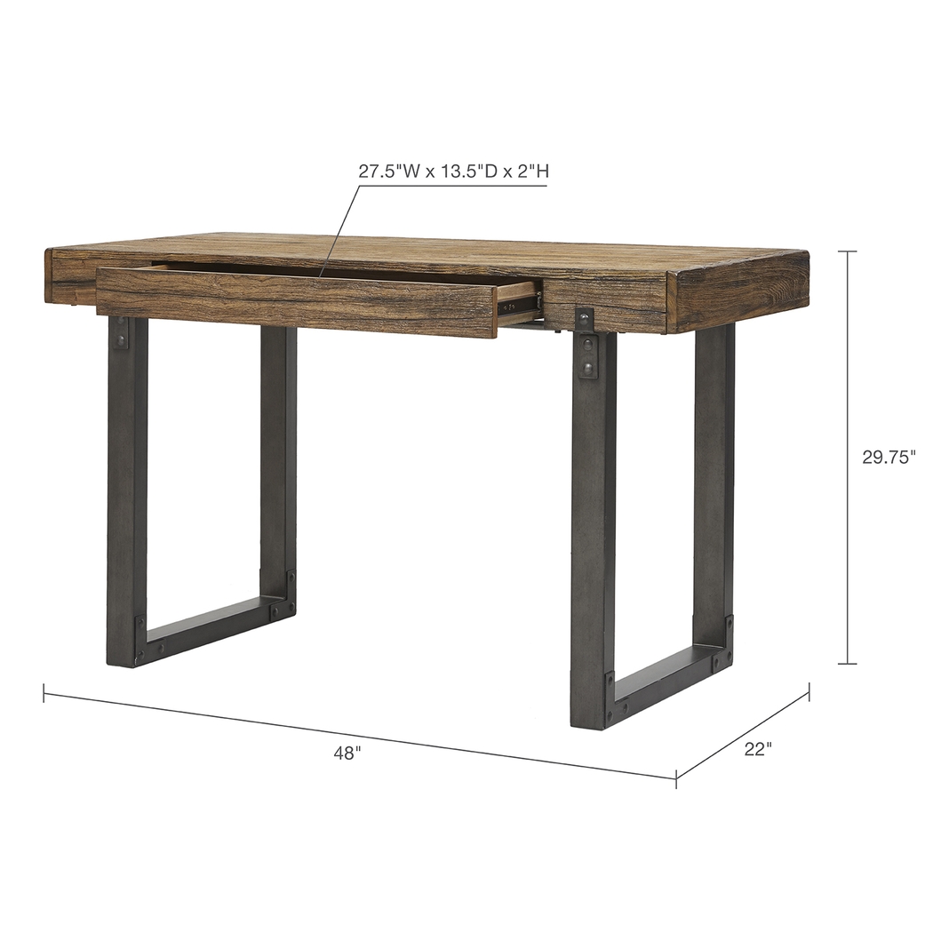Harville Brown Desk - Thumbnail - Image 13
