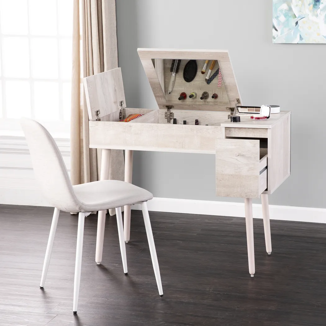 Harzen Gray Vanity - Image 6
