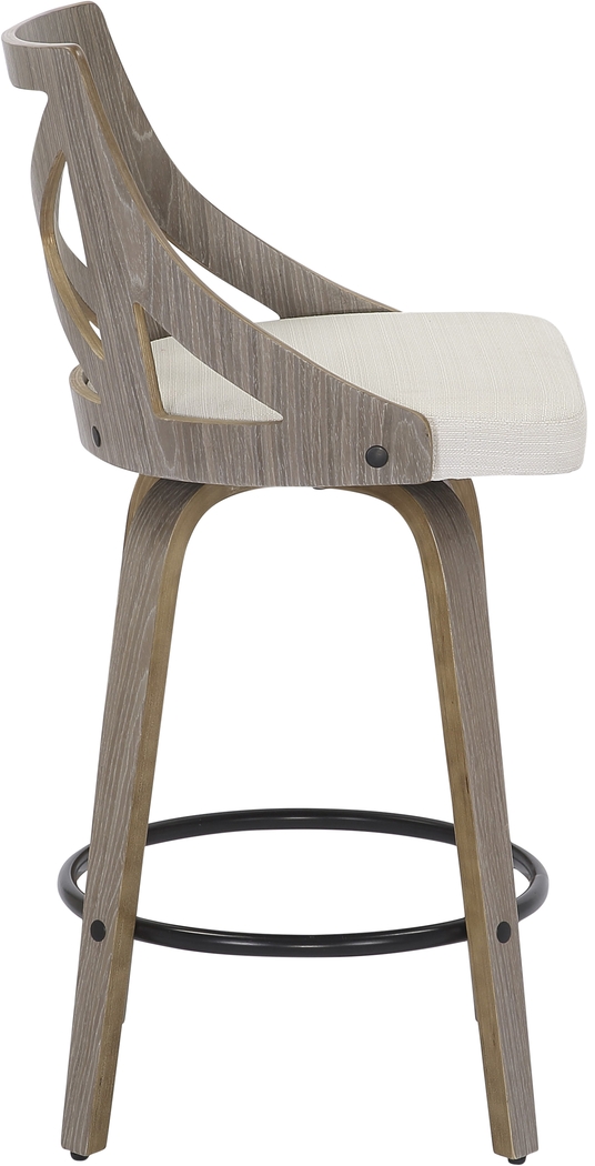 Hasbrouck I Cream Counter Stool Set of 2 - Thumbnail - Image 3