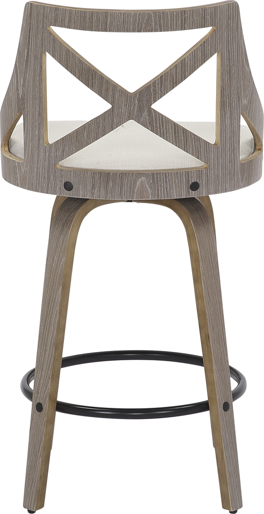 Hasbrouck I Cream Counter Stool Set of 2 - Thumbnail - Image 5