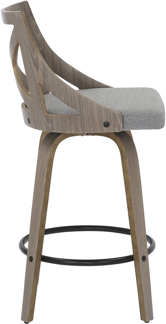 Hasbrouck I Gray Counter Stool Set of 2 - Thumbnail - Image 3