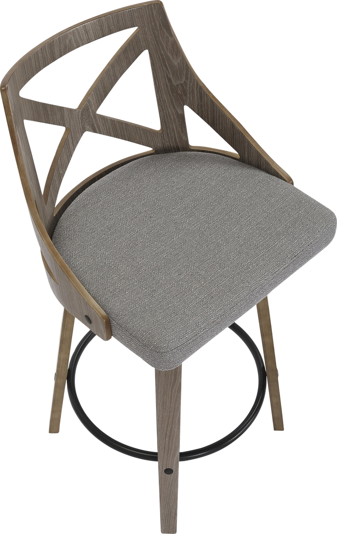 Hasbrouck I Gray Counter Stool Set of 2 - Thumbnail - Image 7