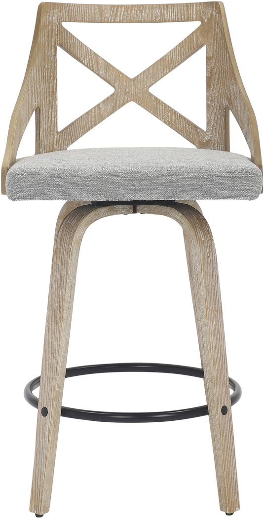 Hasbrouck II Light Gray Counter Stool Set of 2 - Thumbnail - Image 6