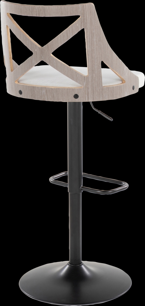 Hasbrouck IV Cream Adjustable Barstool, Set of 2 - Thumbnail - Image 7