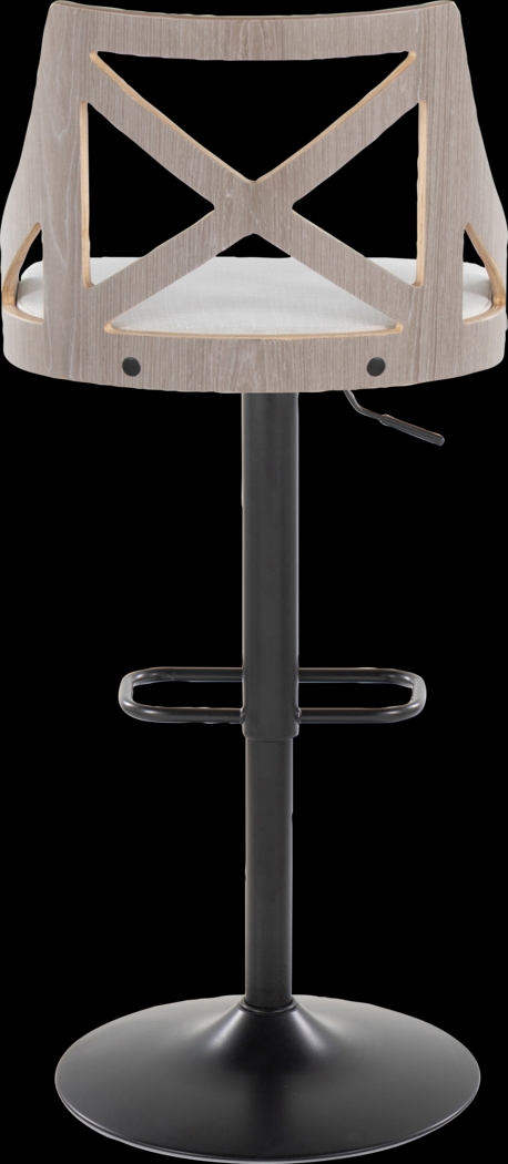 Hasbrouck IV Cream Adjustable Barstool, Set of 2 - Thumbnail - Image 8