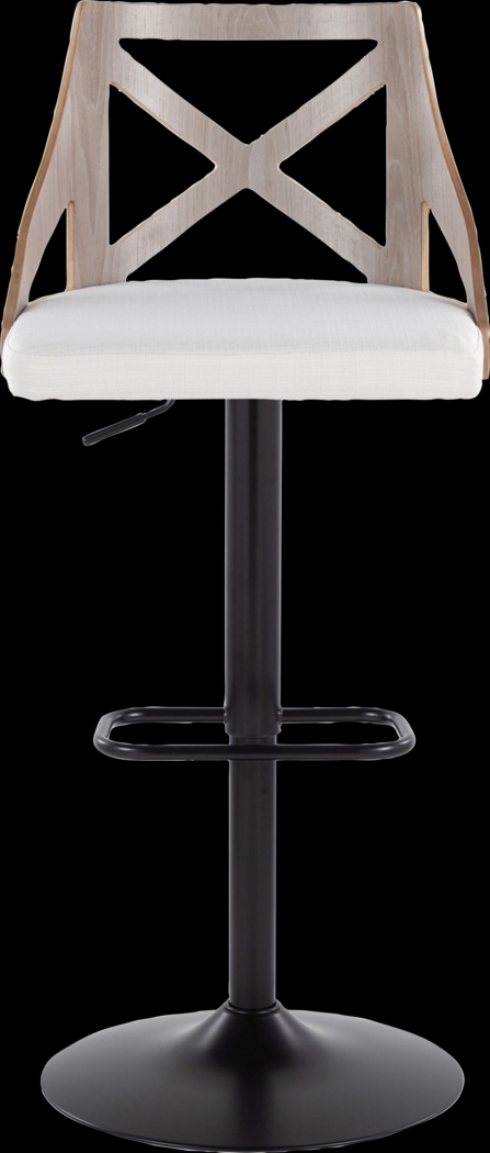 Hasbrouck IV Cream Adjustable Barstool, Set of 2 - Thumbnail - Image 9