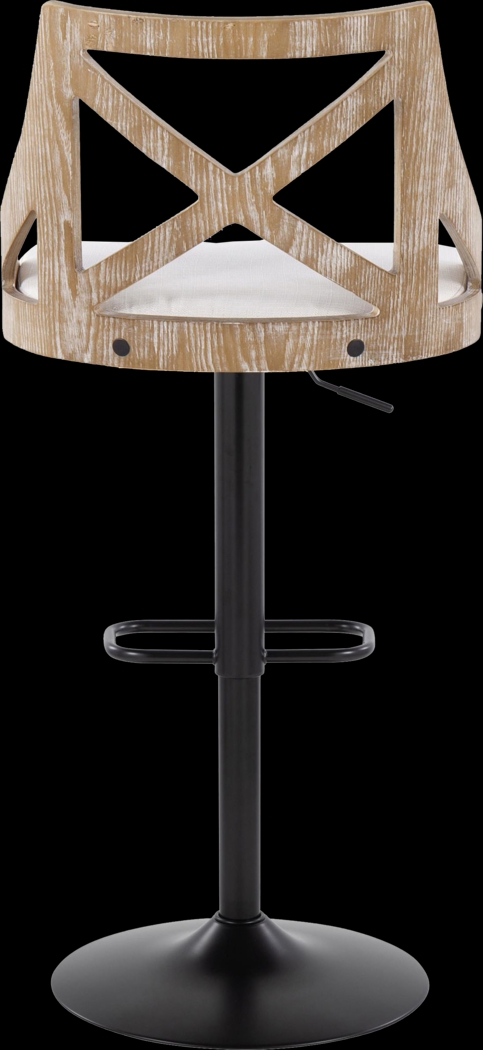 Hasbrouck IV Cream Adjustable Barstool, Set of 2 - Thumbnail - Image 7