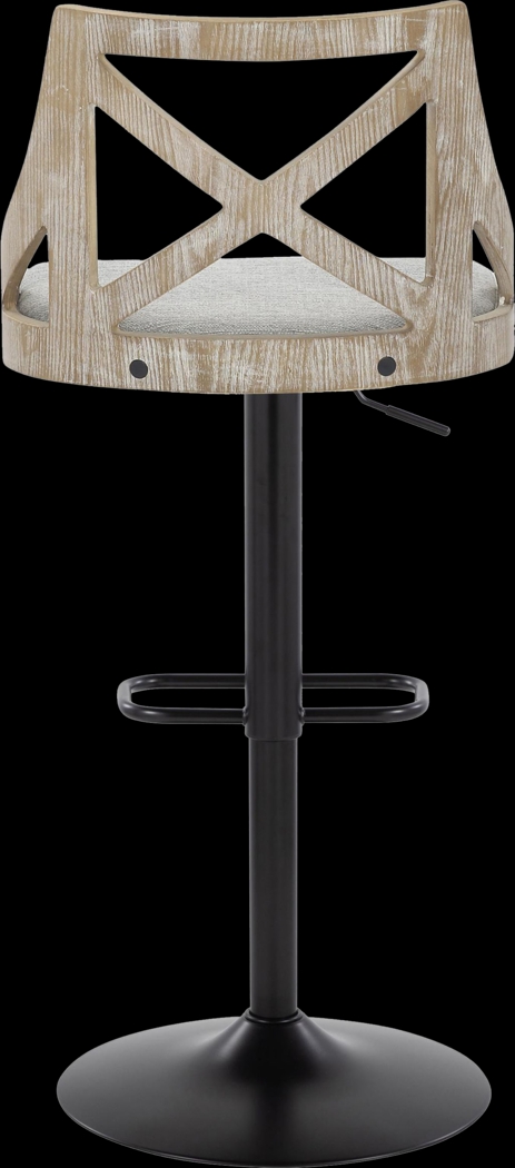 Hasbrouck IV Gray Adjustable Barstool, Set of 2 - Thumbnail - Image 7