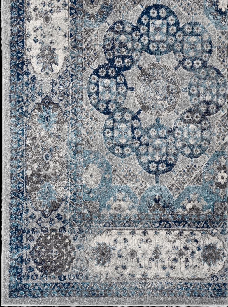 Hasder Gray 2' x 6' Runner Rug - Thumbnail - Image 4