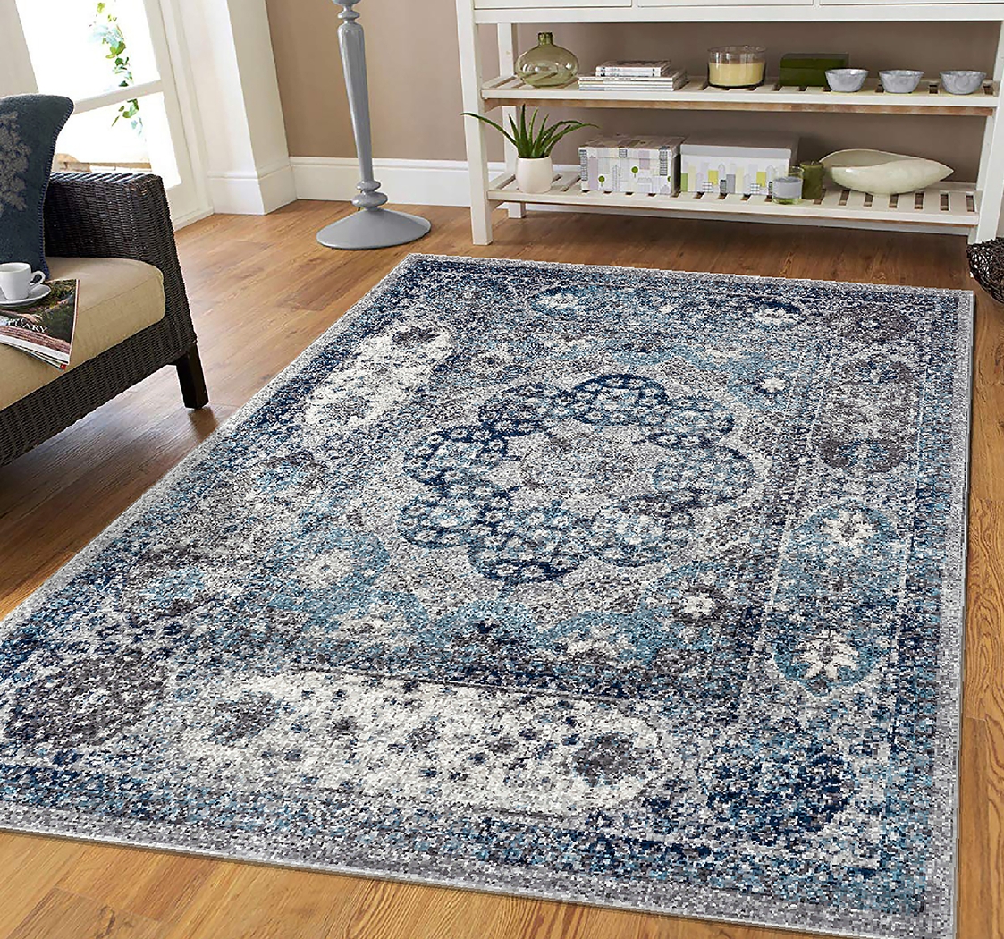 Hasder Gray 7'9 x 9'9 Rug - Thumbnail - Image 2