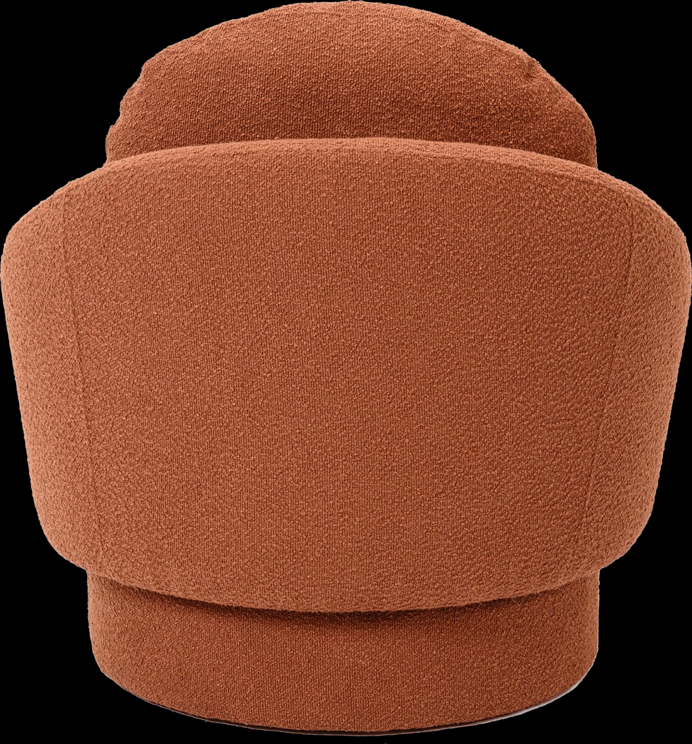 Haseltine Red Swivel Accent Chair - Thumbnail - Image 3