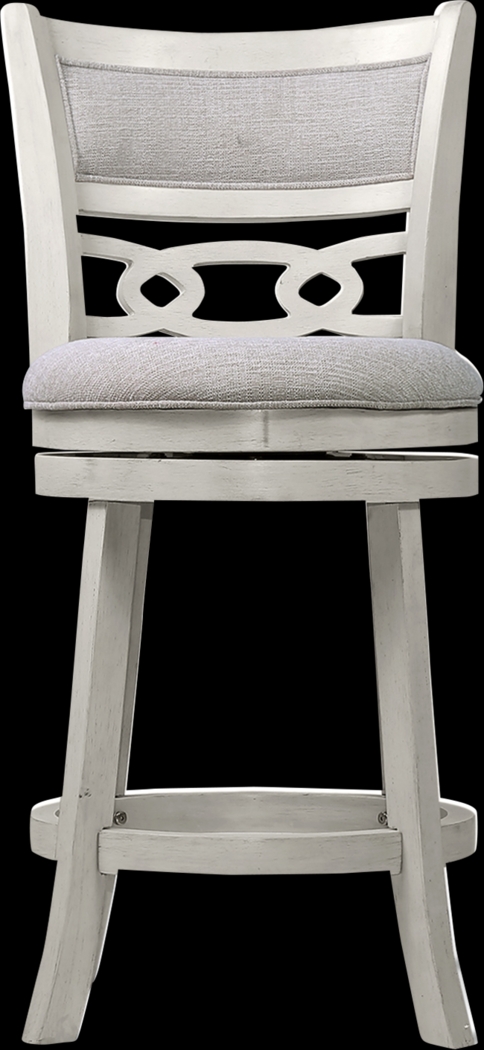 Hasfield White Counter Stool, Set of 2 - Thumbnail - Image 3