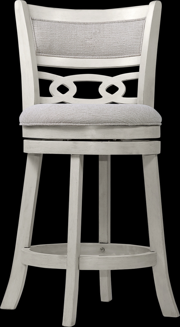 Hasfield White Counter Stool, Set of 2 - Thumbnail - Image 4