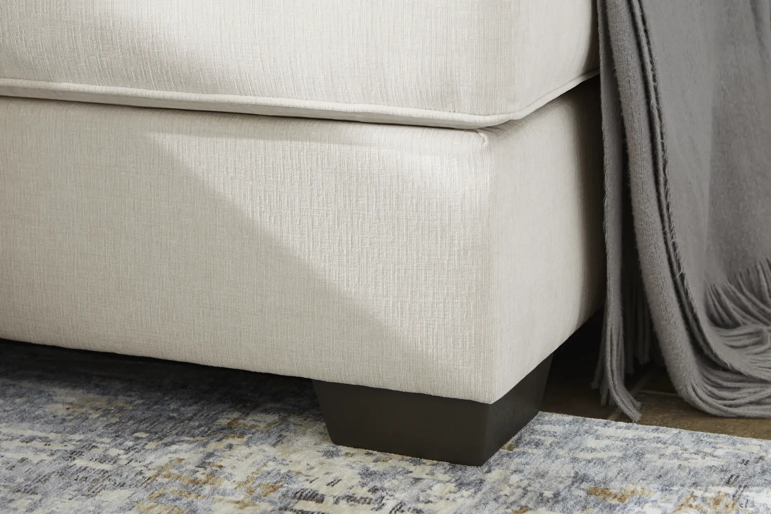 Haskins Beige 3 Pc Gel Foam Sleeper Sectional - Thumbnail - Image 2