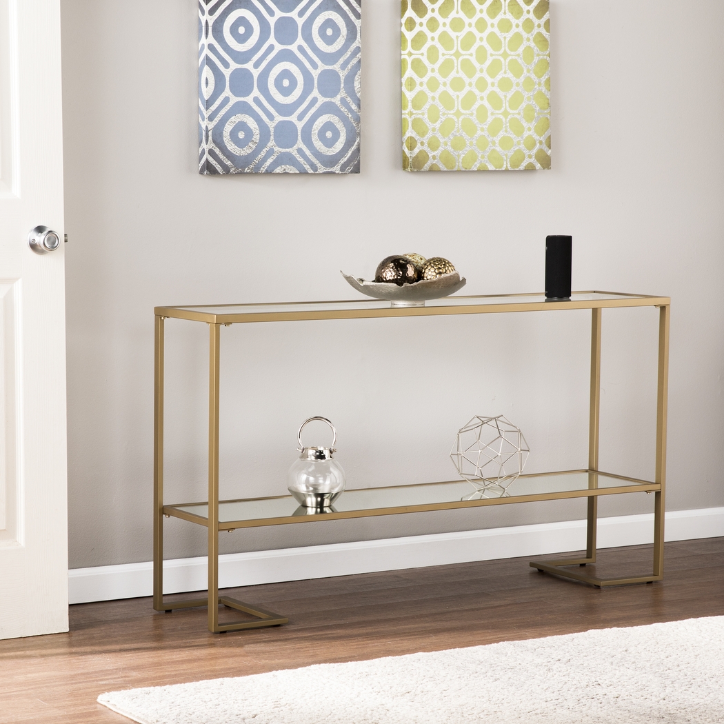 Hasse Gold Console Table - Thumbnail - Image 4