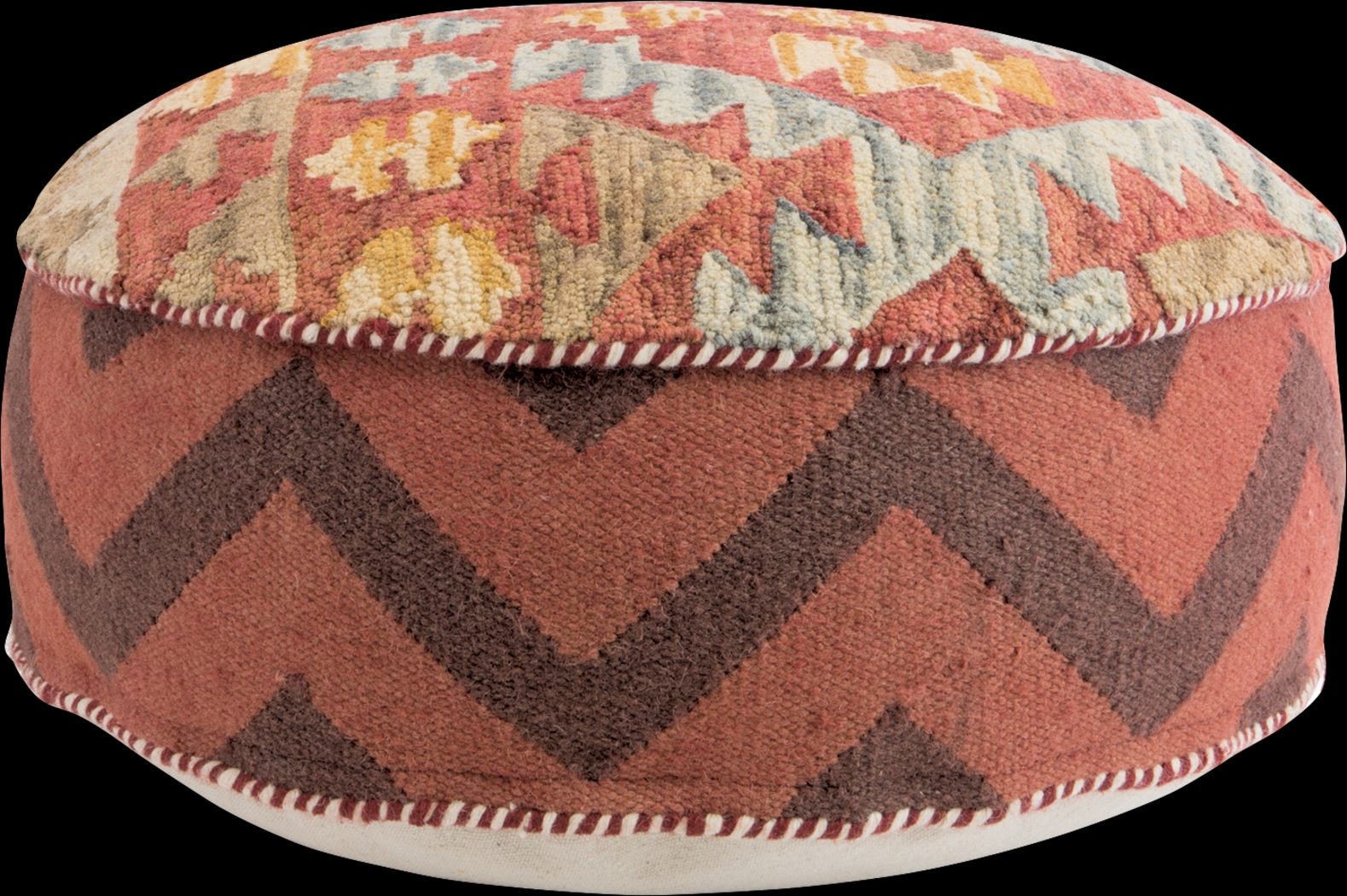 Haswell Red Pouf - Thumbnail - Image 1