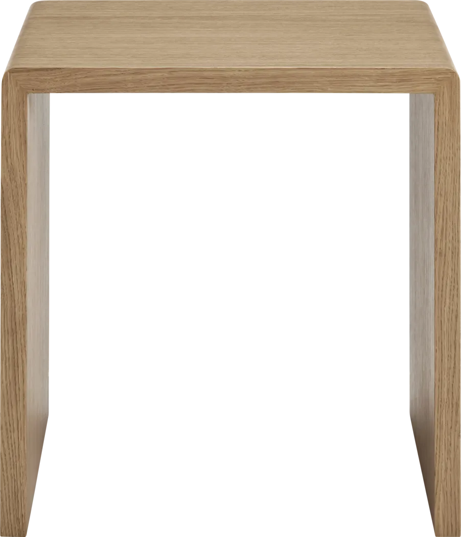 Hatchbar Oak Brown Nesting End Table, Set of 2 - Image 11