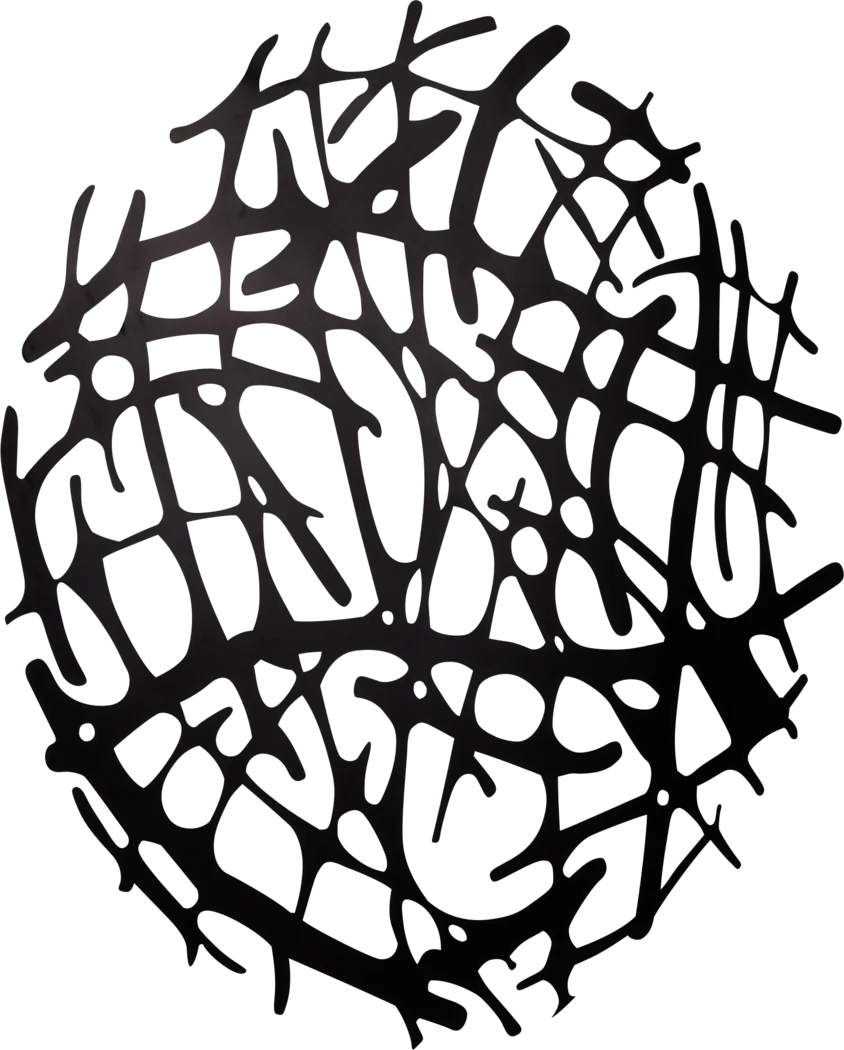 Hatcher Black Wall Decor - Thumbnail - Image 2