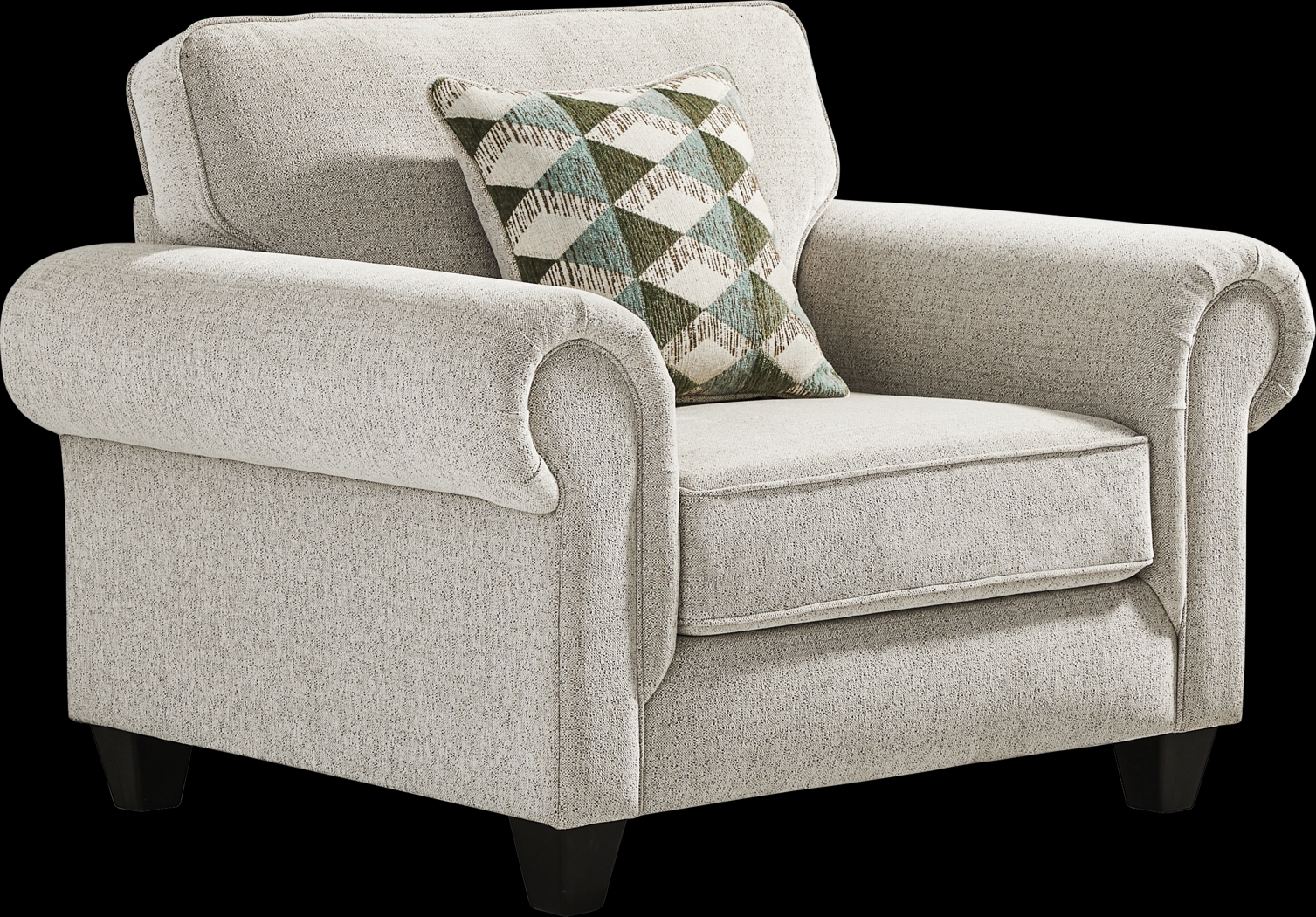 Hathaway Beige Chair - Thumbnail - Image 1