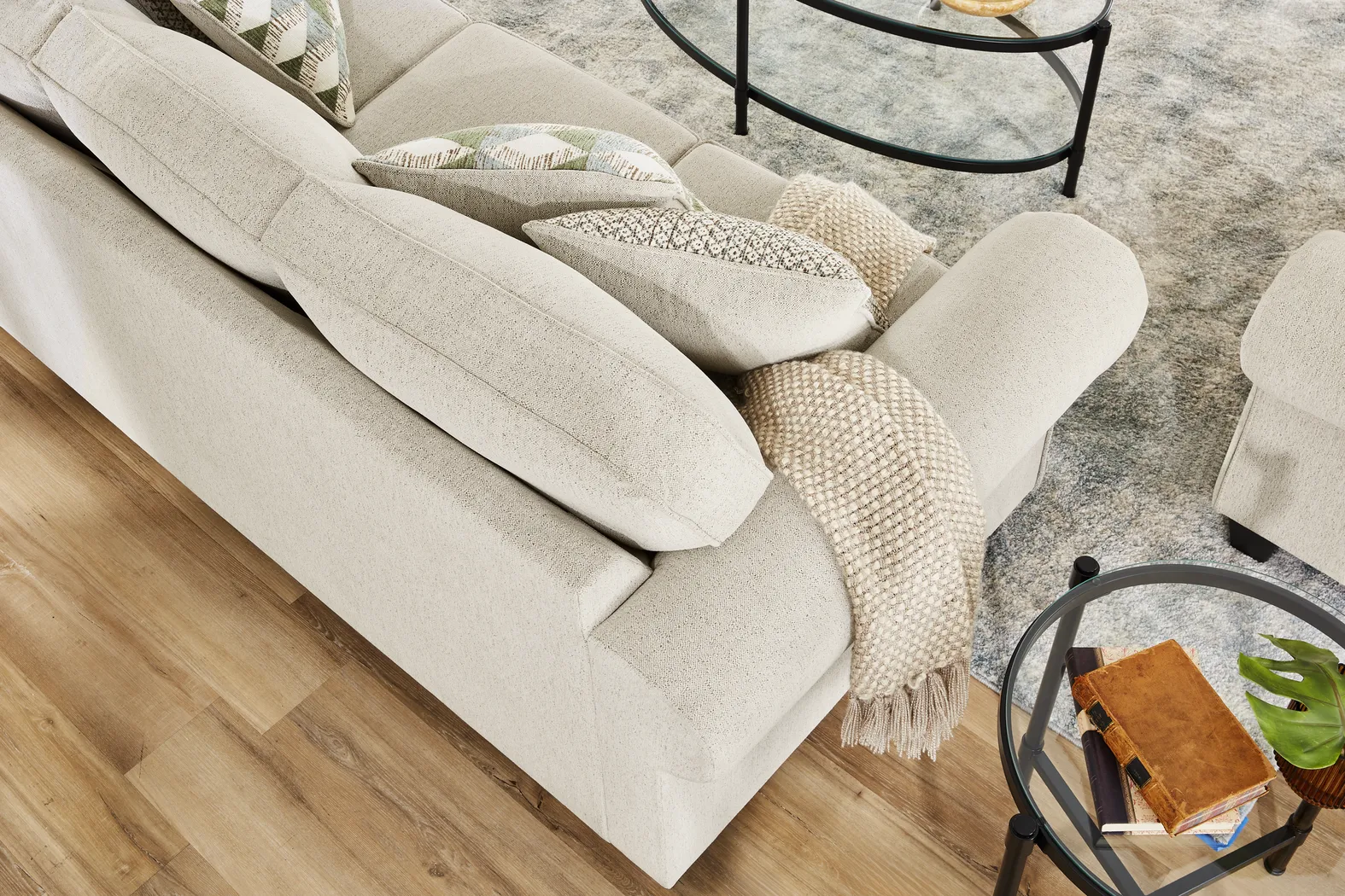 Hathaway Beige 2 Pc Living Room - Thumbnail - Image 7