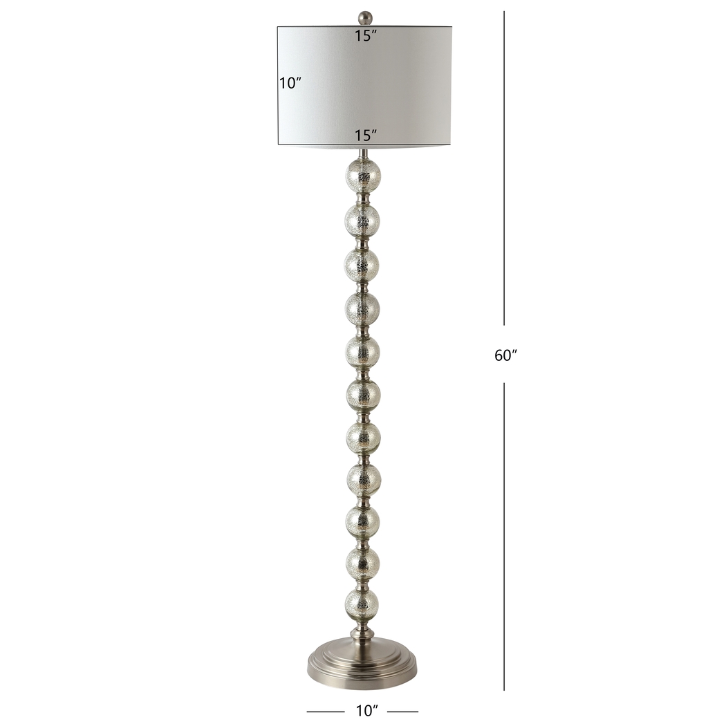 Hathon Peak Silver Floor Lamp - Thumbnail - Image 2
