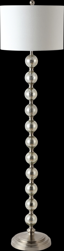 Hathon Peak Silver Floor Lamp - Thumbnail - Image 1