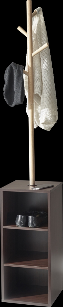 Hathon Walnut Coat Rack - Thumbnail - Image 2