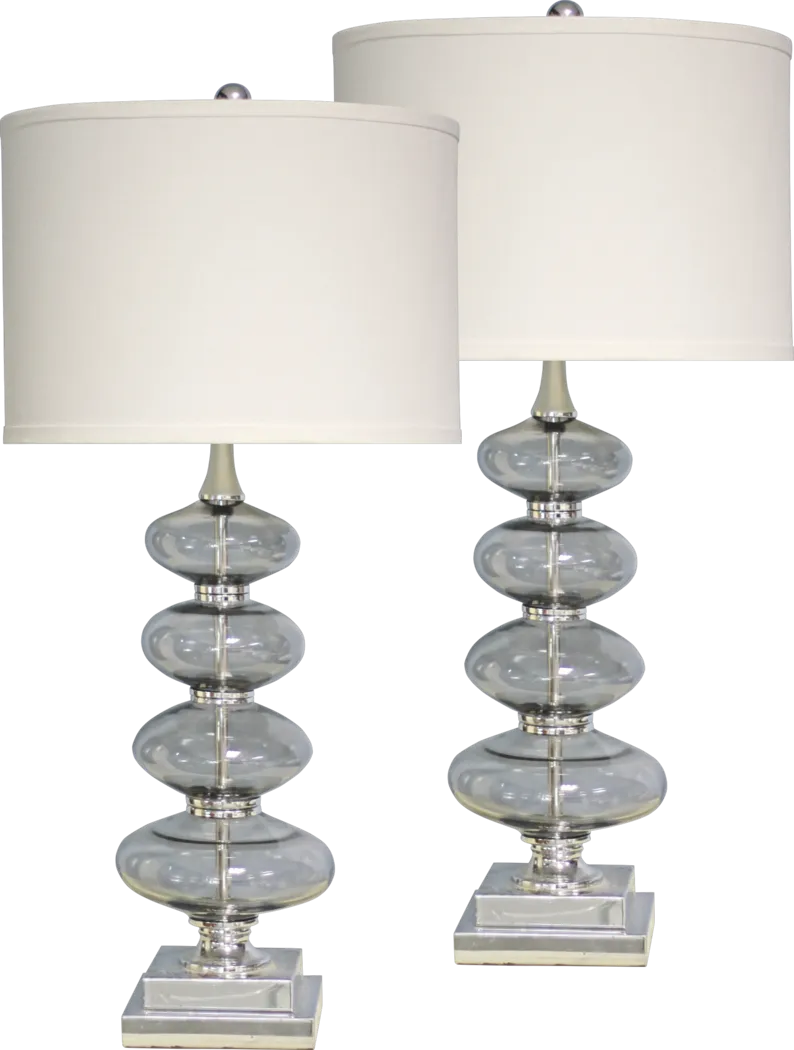Hatley Smoke Set of 2 Lamps - Thumbnail - Image 1