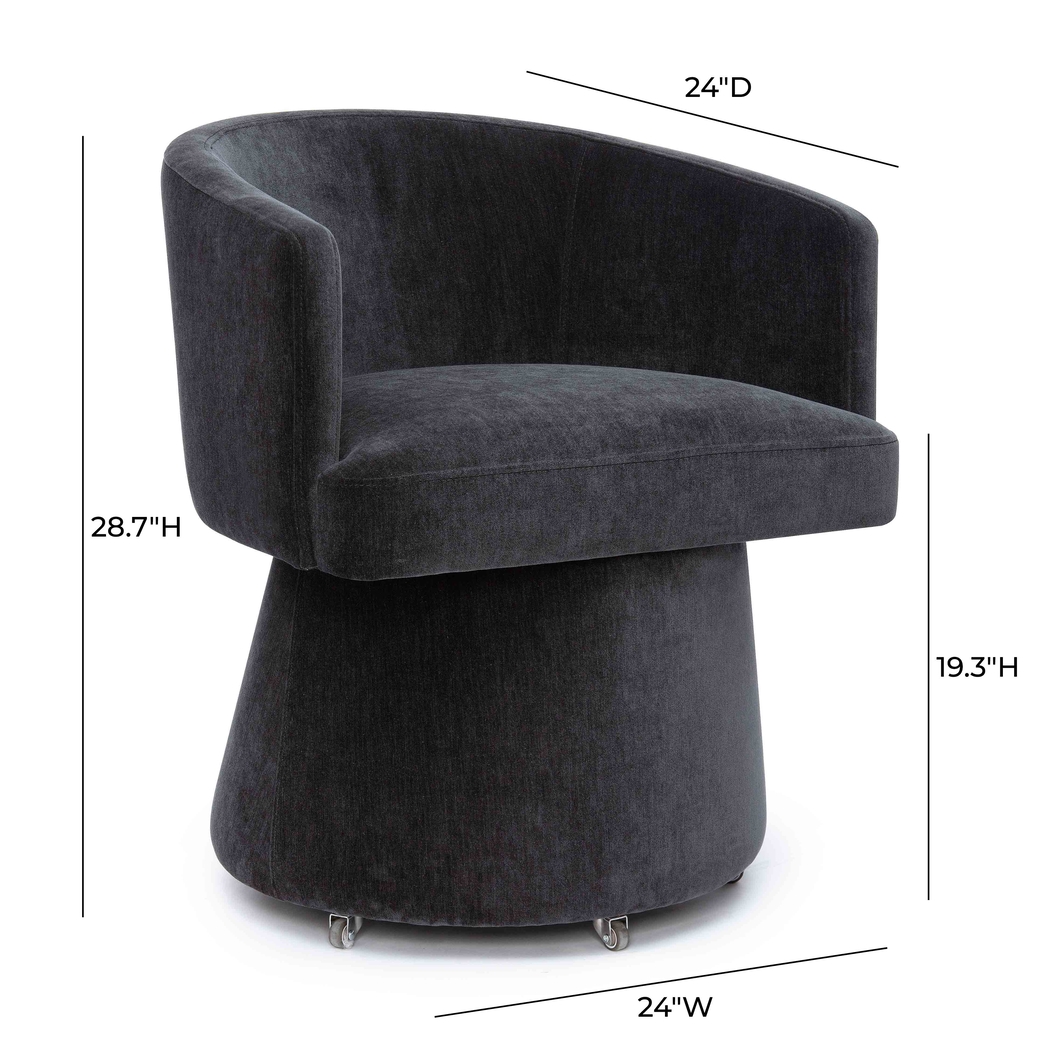 Hatmark Black Office Chair - Thumbnail - Image 7