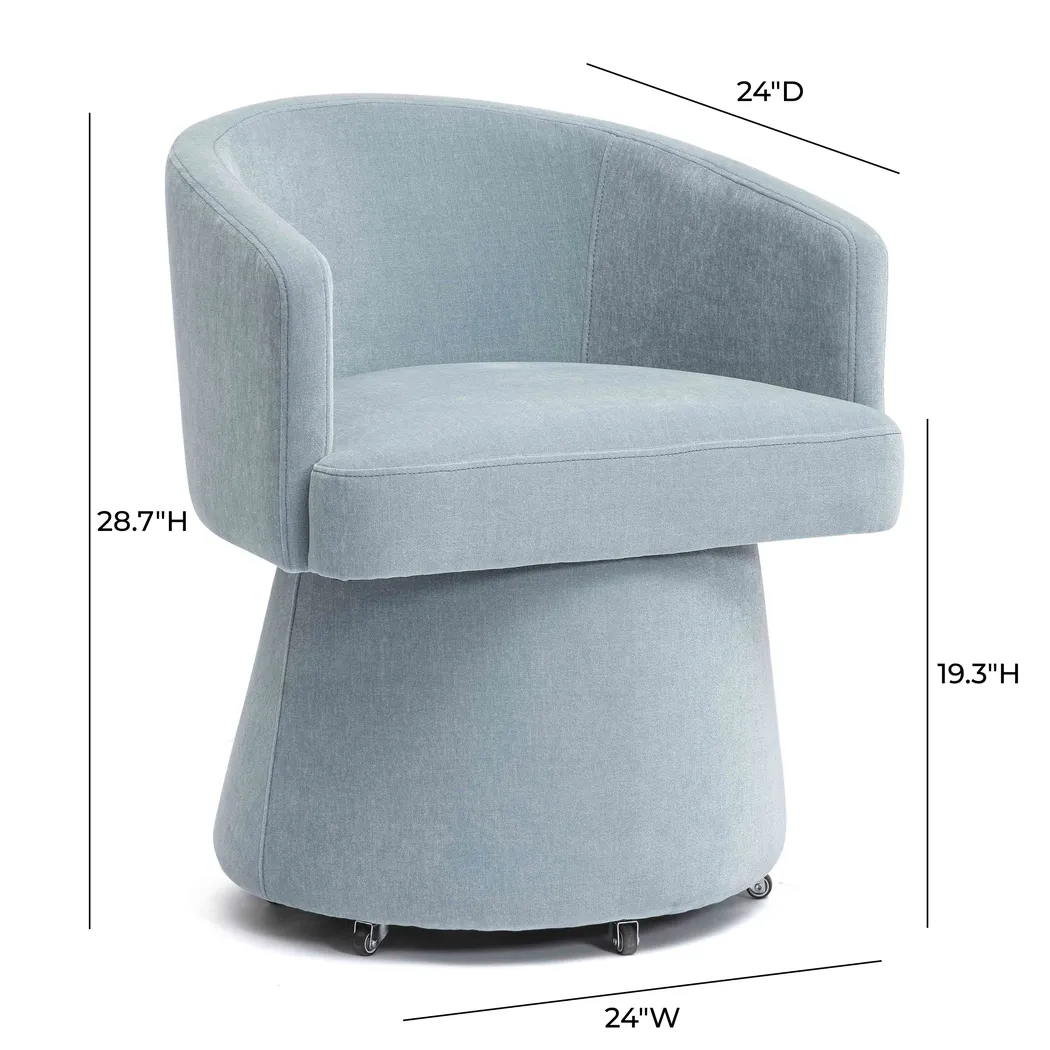 Hatmark Blue Office Chair - Thumbnail - Image 5