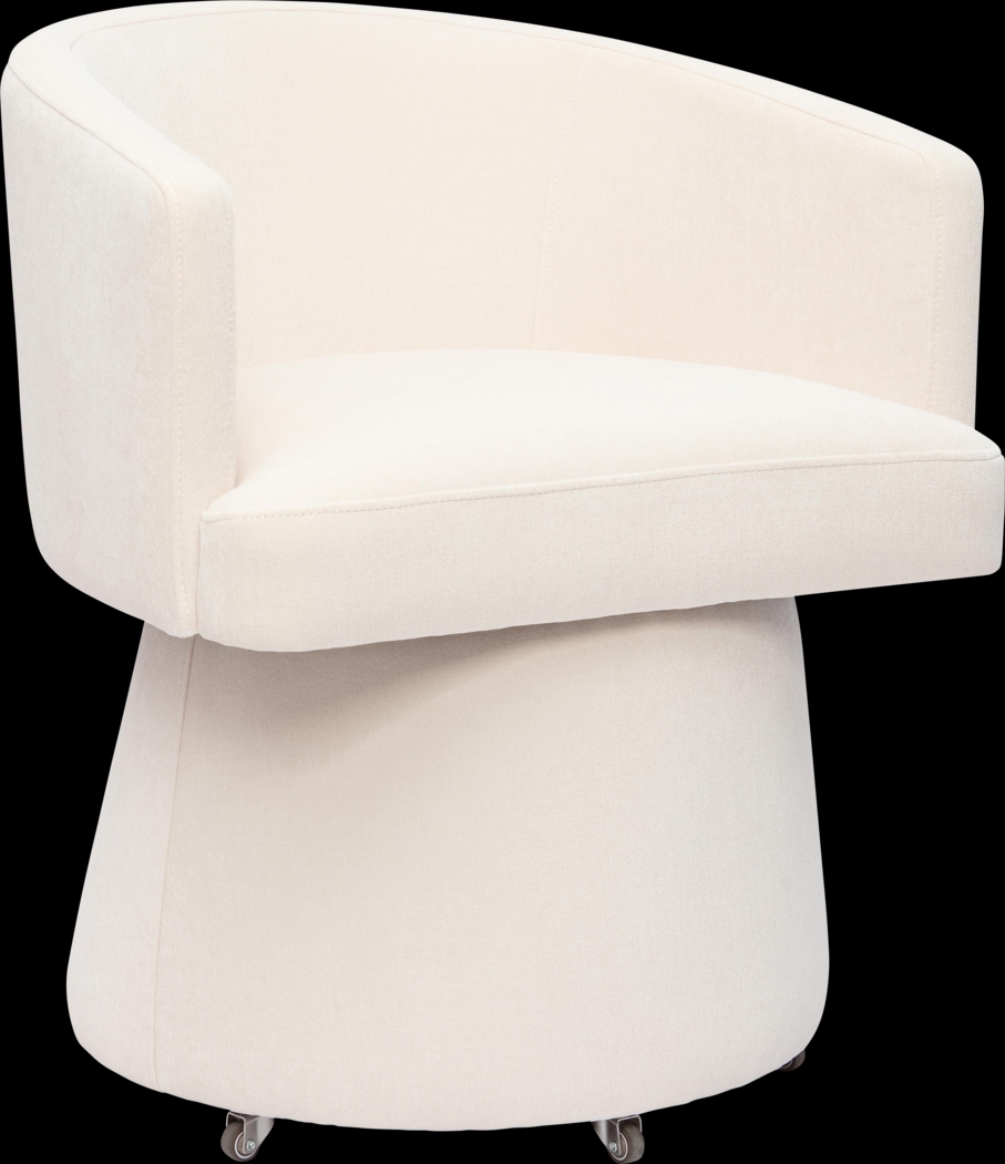 Hatmark Cream Office Chair - Thumbnail - Image 1