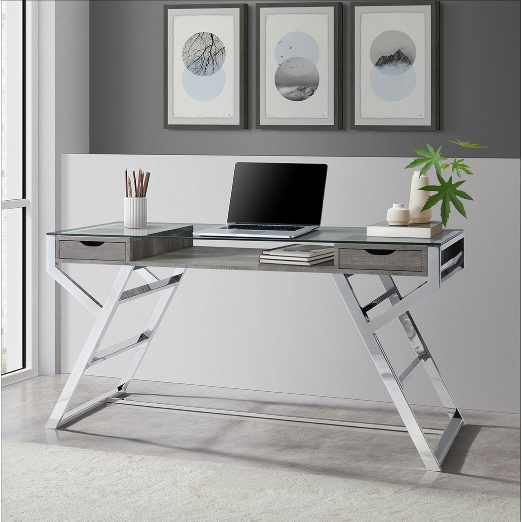 Hattaway Gray Desk - Thumbnail - Image 8