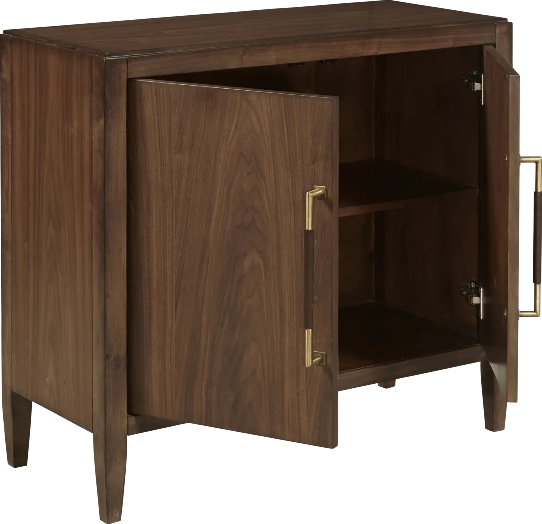 Hattie Way Brown Accent Cabinet - Thumbnail - Image 2