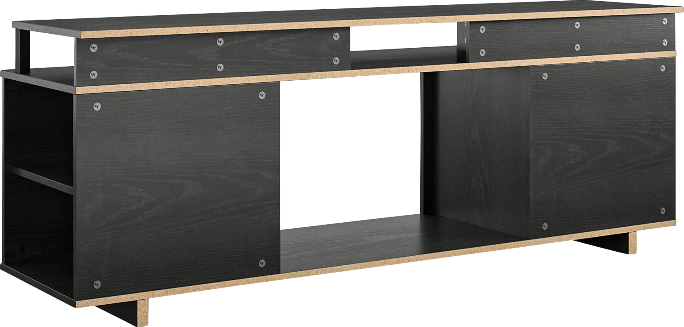 Haugo Black 59 in Console with Electric Fireplace - Thumbnail - Image 4