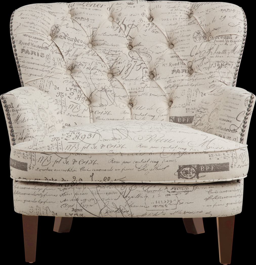 Hauteur White Accent Chair - Thumbnail - Image 4