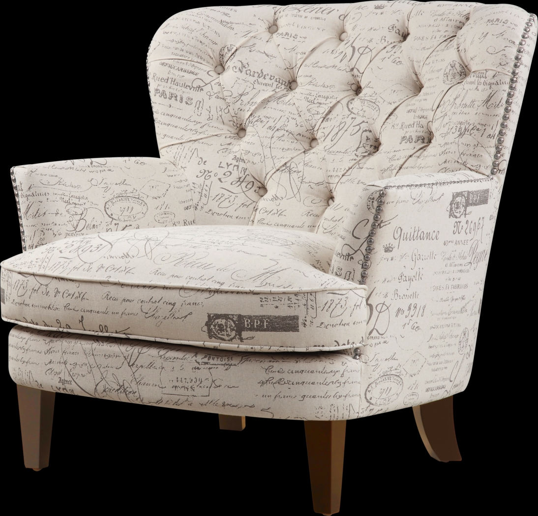 Hauteur White Accent Chair - Thumbnail - Image 5