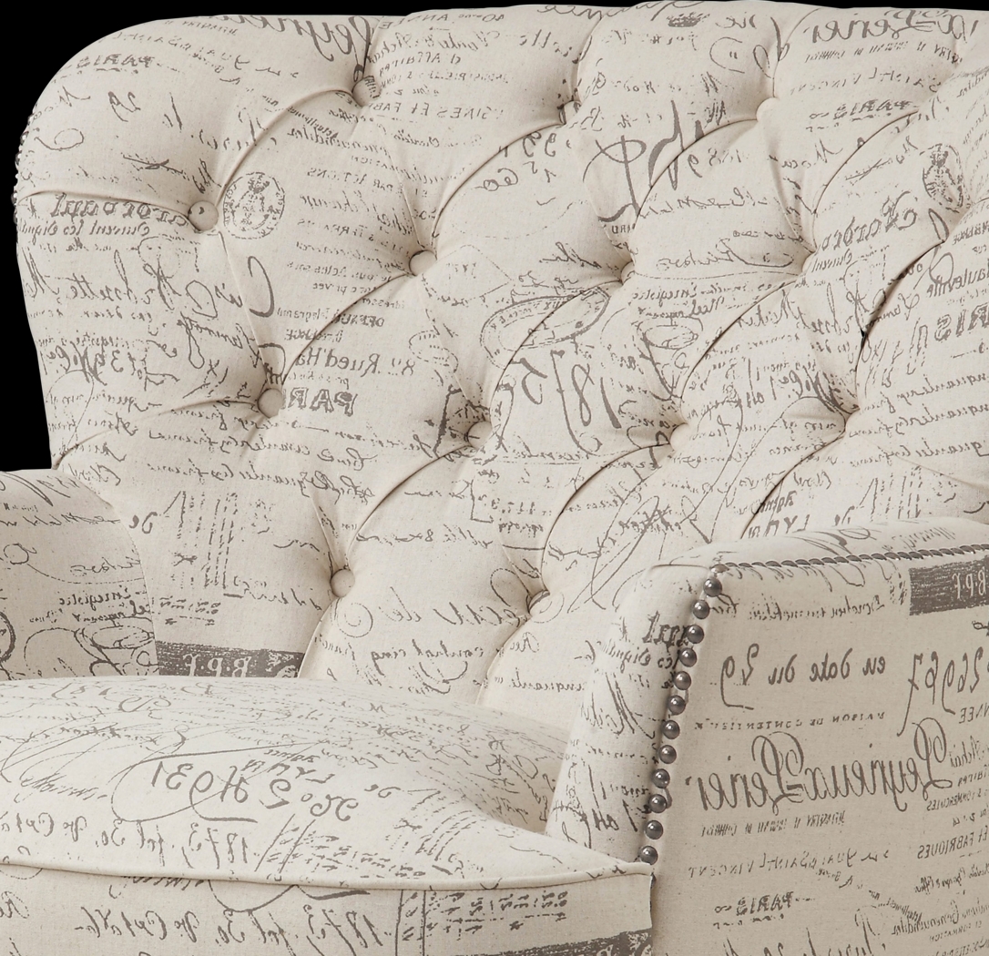 Hauteur White Accent Chair - Thumbnail - Image 6