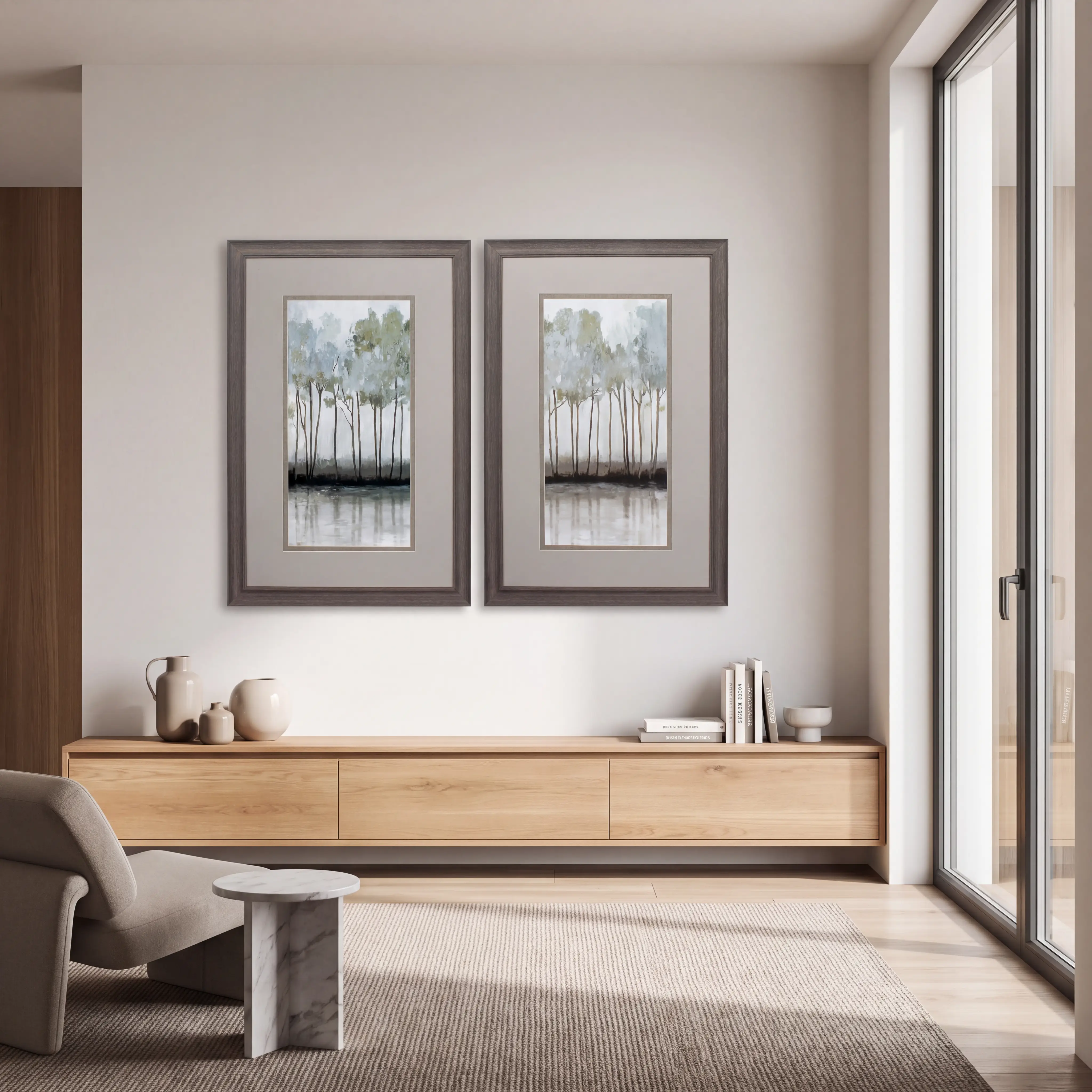 Havelina Beige Artwork, Set of 2 - Thumbnail - Image 2