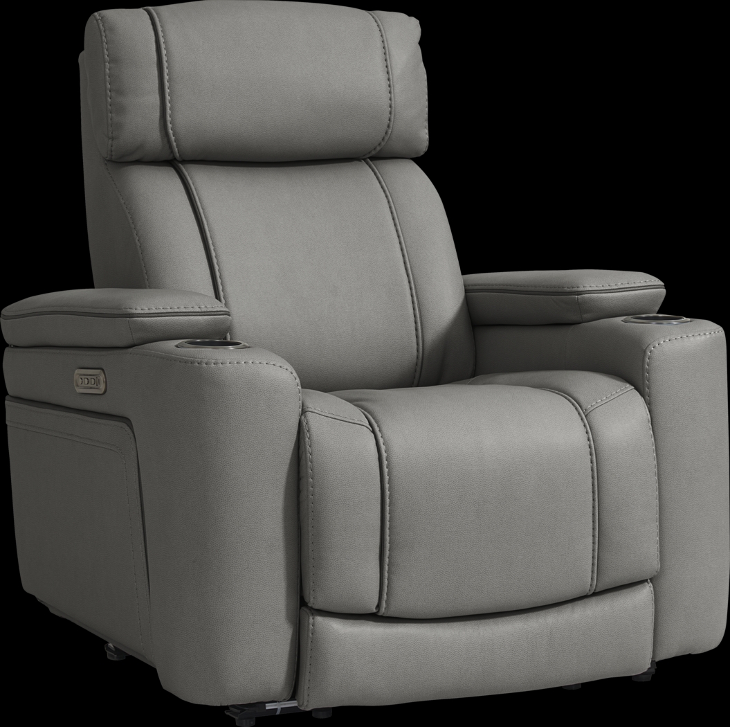 Haven Point Charcoal 8 Pc Dual Power Reclining Living Room - Thumbnail - Image 17