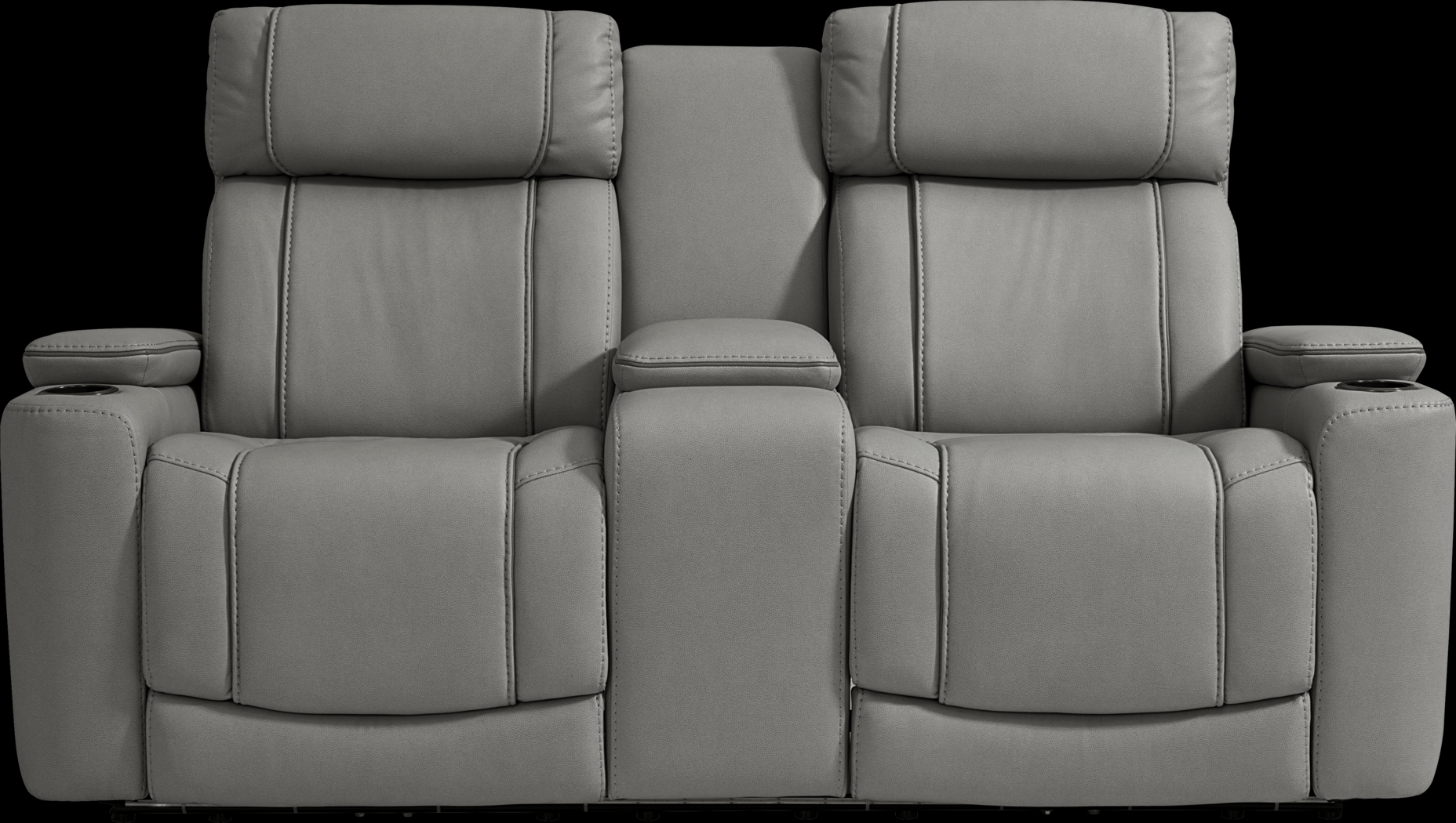 Haven Point Charcoal 7 Pc Dual Power Reclining Living Room - Thumbnail - Image 11