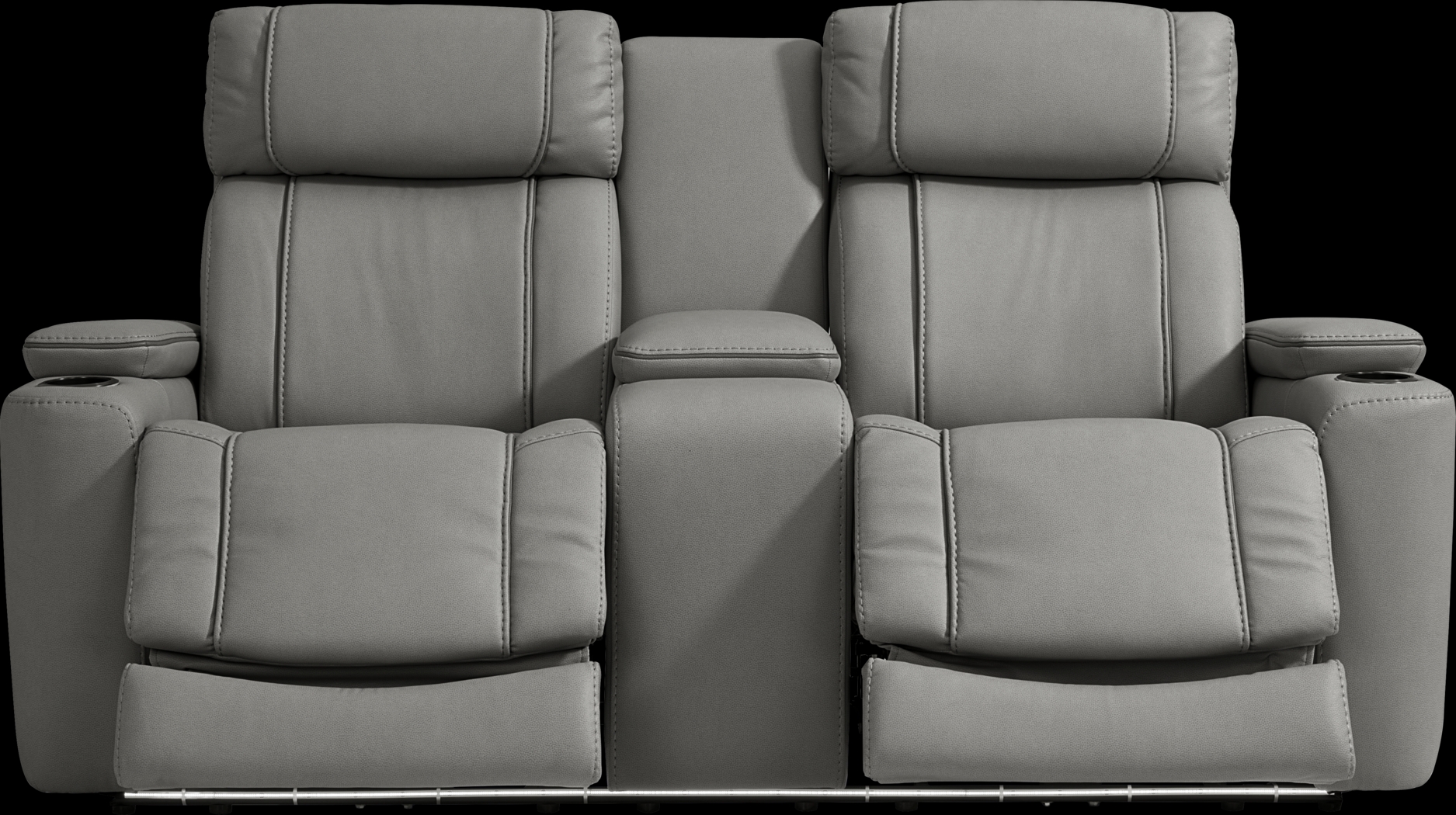 Haven Point Charcoal 7 Pc Dual Power Reclining Living Room - Thumbnail - Image 10