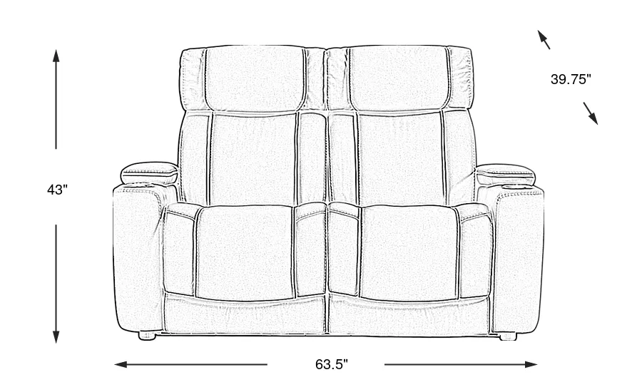 Dimension Image. Please refer to the Dimension Tab on this page for dimension details.