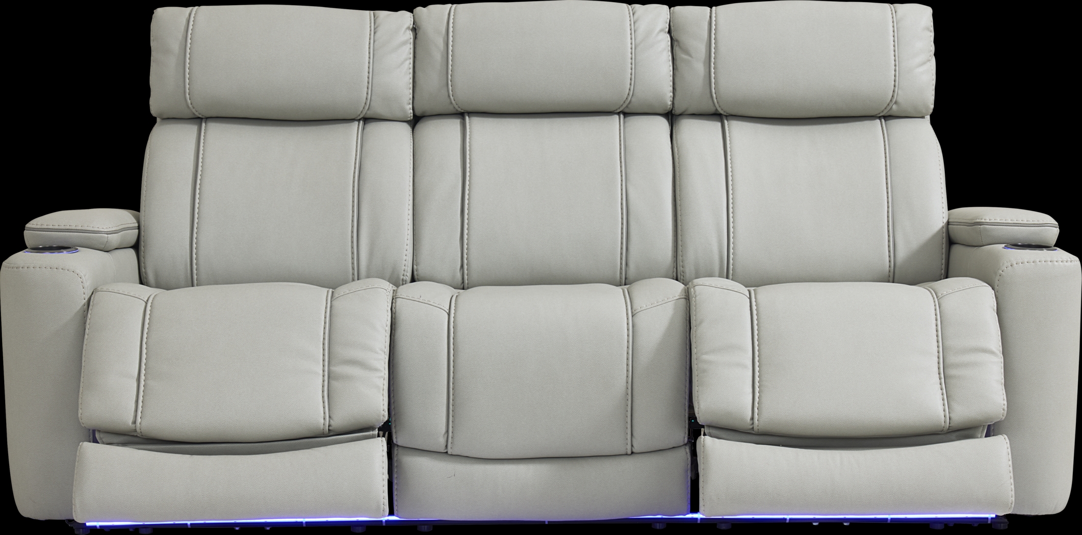 Haven Point Platinum Dual Power Reclining Sofa - Thumbnail - Image 1