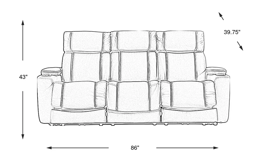 Dimension Image. Please refer to the Dimension Tab on this page for dimension details.