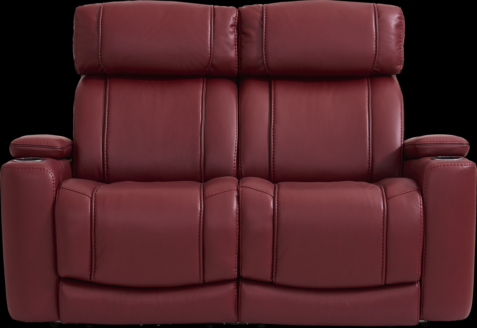 Haven Point Red 2 Pc Reclining Living Room with Dual Power Reclining Sofa - Thumbnail - Image 11
