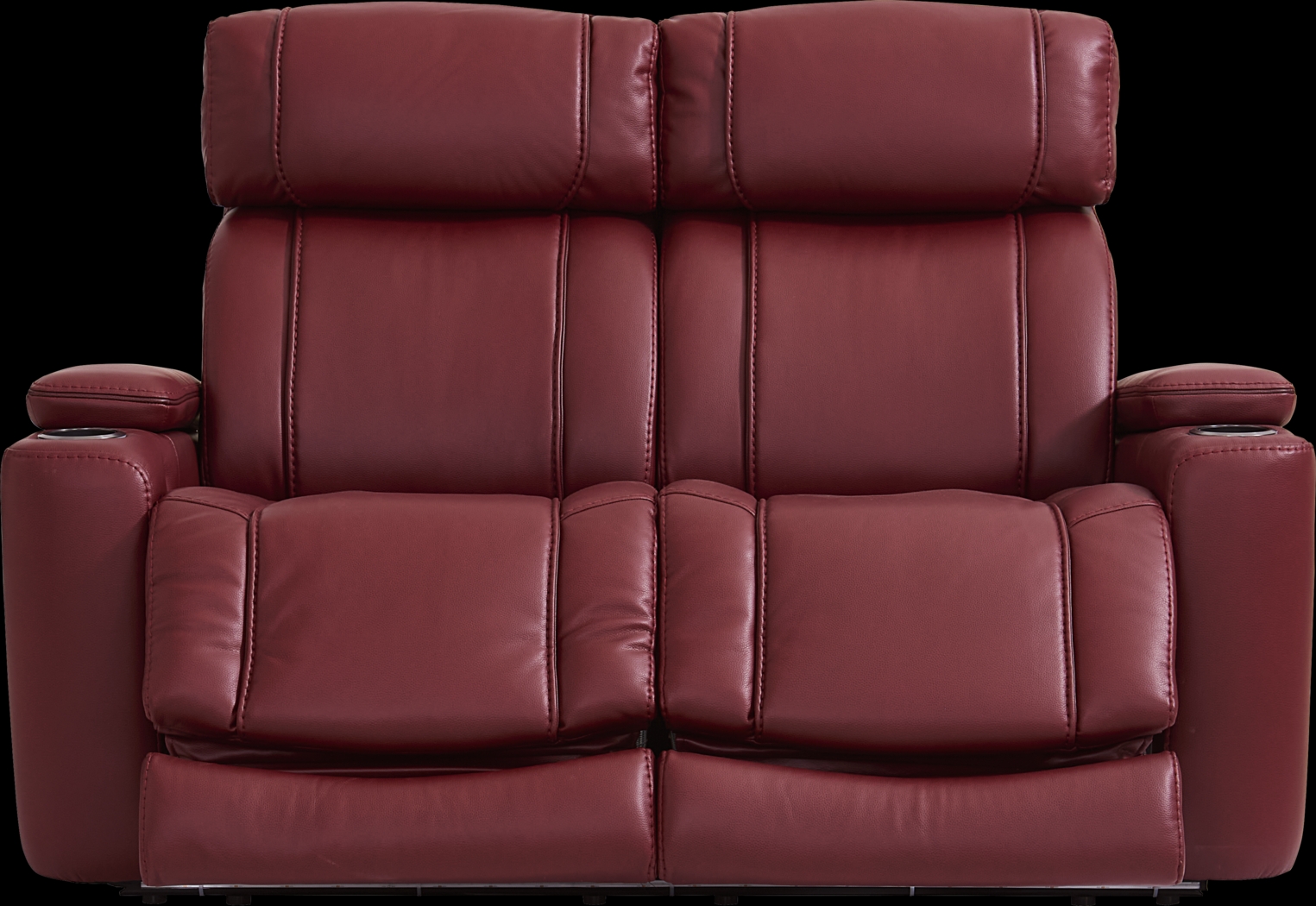 Haven Point Red 2 Pc Reclining Living Room with Dual Power Reclining Sofa - Thumbnail - Image 10