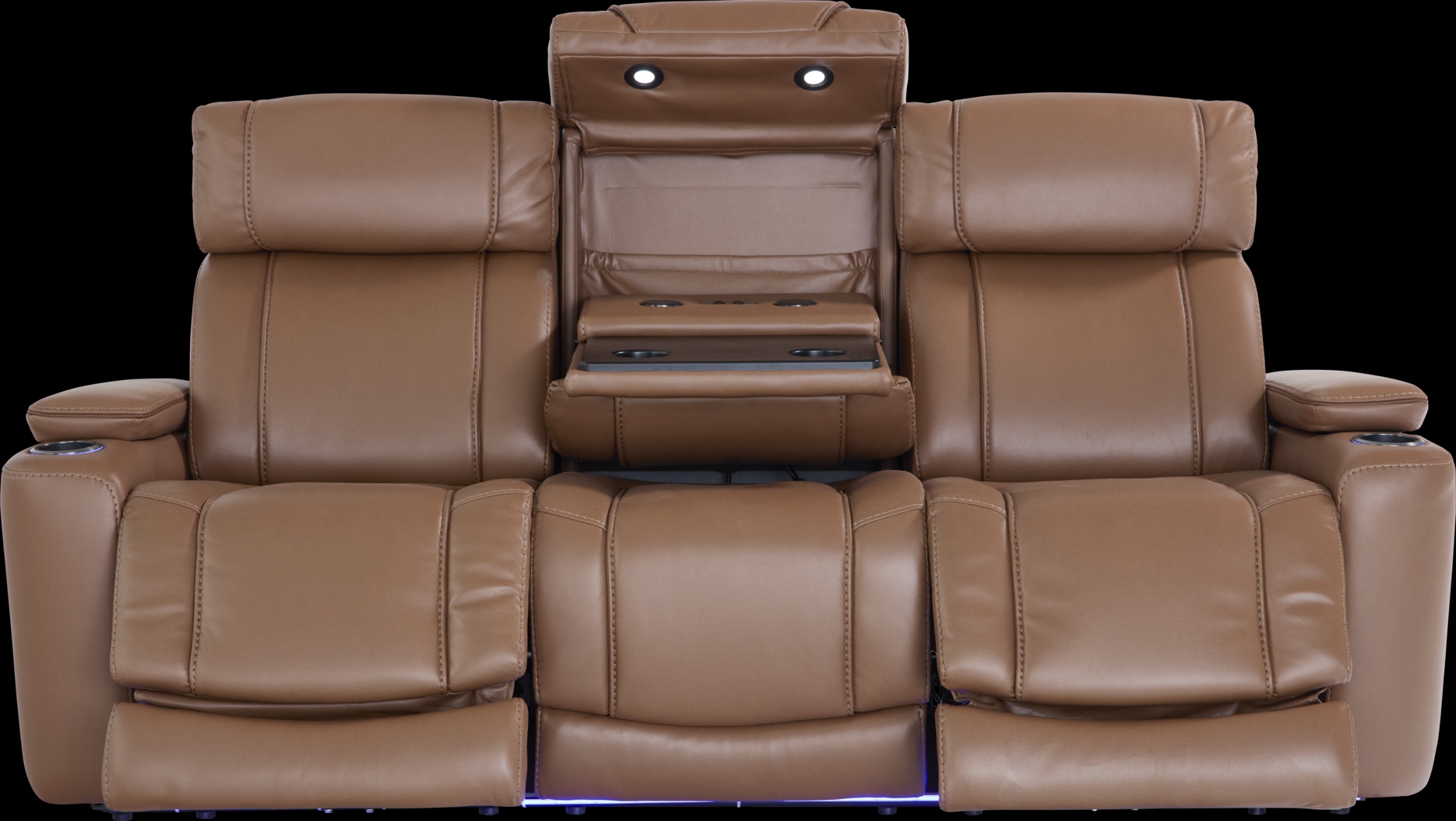 Haven Point Saddle 7 Pc Dual Power Reclining Living Room - Thumbnail - Image 5